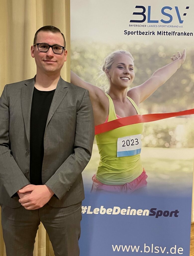 Michael Schaller vor BLSV Aufsteller